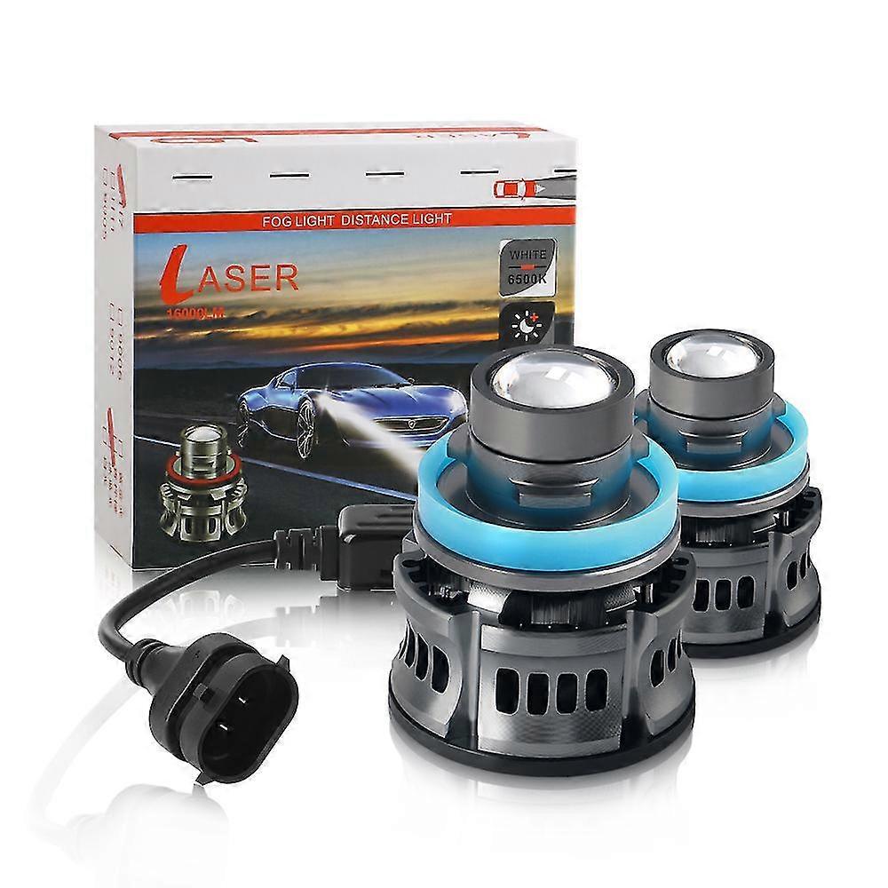 Automotive H7 9006 Laser Strålkastare Lampor Canbus H11 9005 Hb3 Projektor Auto Dimljus 3000k 6000k 8000k Modifiering Led-lampor