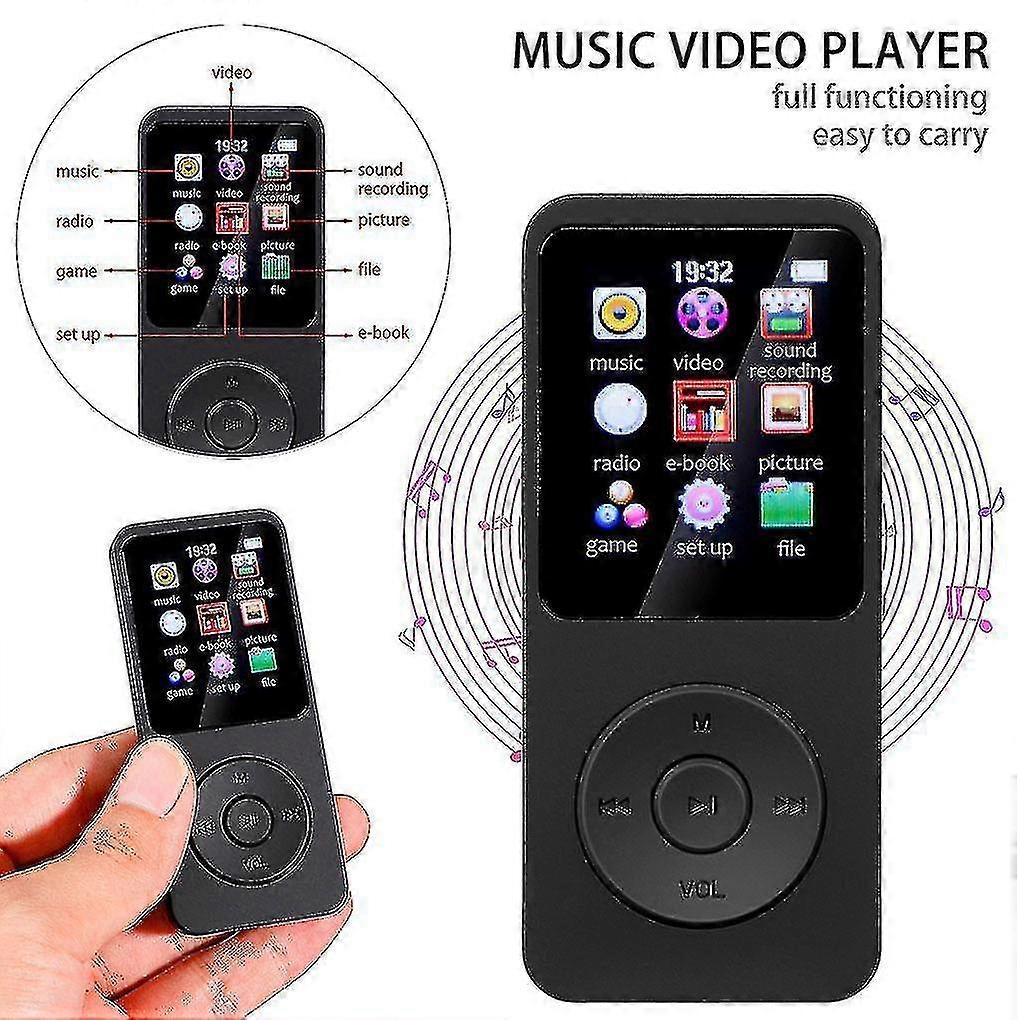 mp3 walkman touch bluetooth lossless music player pode gravar externo play-8g_cc fe