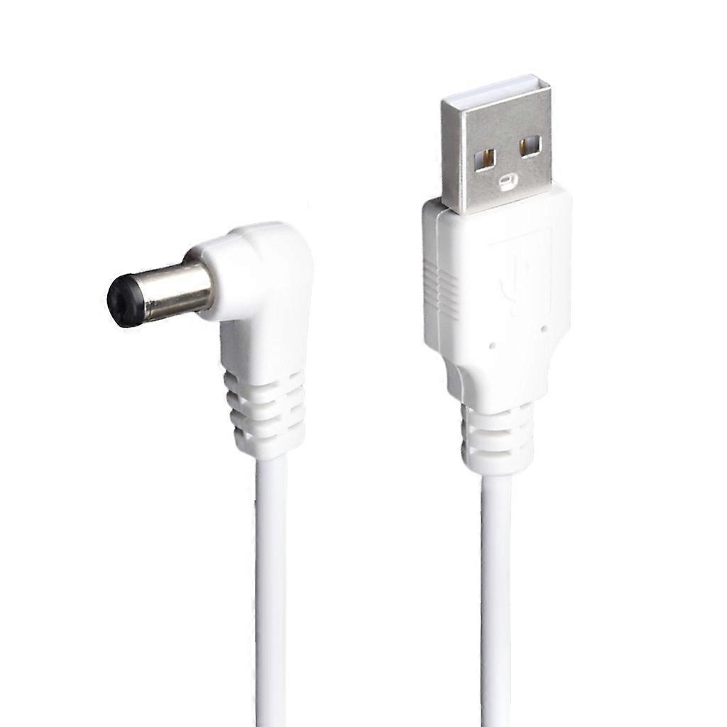 كابل محول USB إلى DC5.5x2.5mm كابل طاقة شحن آمن كابل DC5.5x2.5
