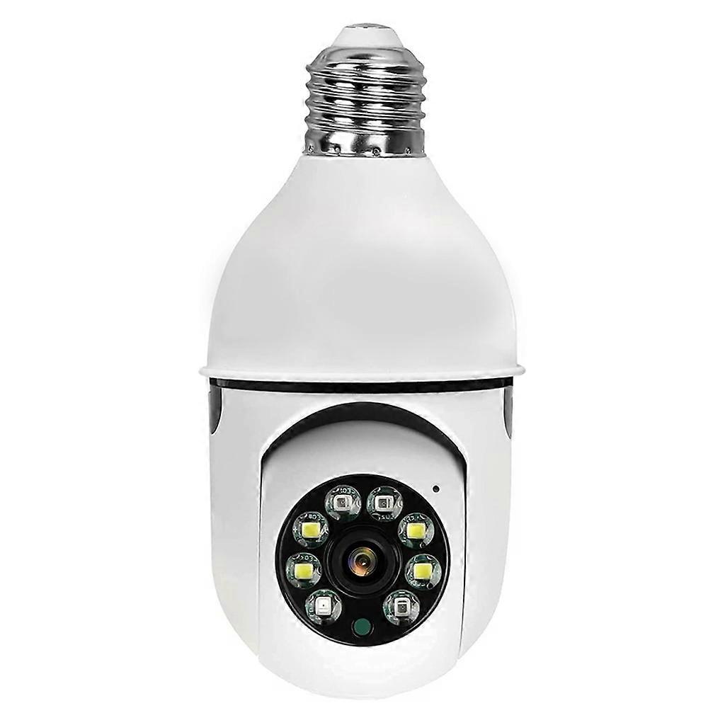 5G Wifi Bulb Surveillance Camera Night for Vision 4X Digital Zoom Video Monitor