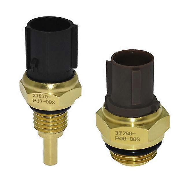 Water Temperature Sensor Switch Set 37760-P00-003 37870-PJ7-003 For Acura CL Integra, Honda Accord Civic CRV CRX , Isuzu Oasis