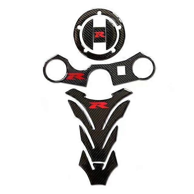 For Suzuki GSX-R GSXR 1000 2007-2008 GSXR 750 600 2006-2017 Motorcycle Sticker Tank Pad Cover Gas Cap Triple Clamp Carbon DecalVehicle Wraps