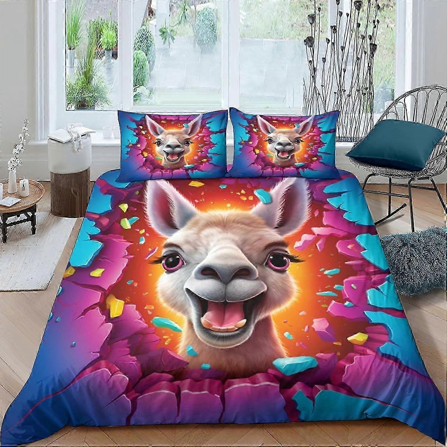 J1461 Lenzuola Tassorosso Set copripiumino Modello Set biancheria da letto Stampa digitale Copripiumino 3D Copriletto in microfibra Copriletto Lenzuola BBA1461