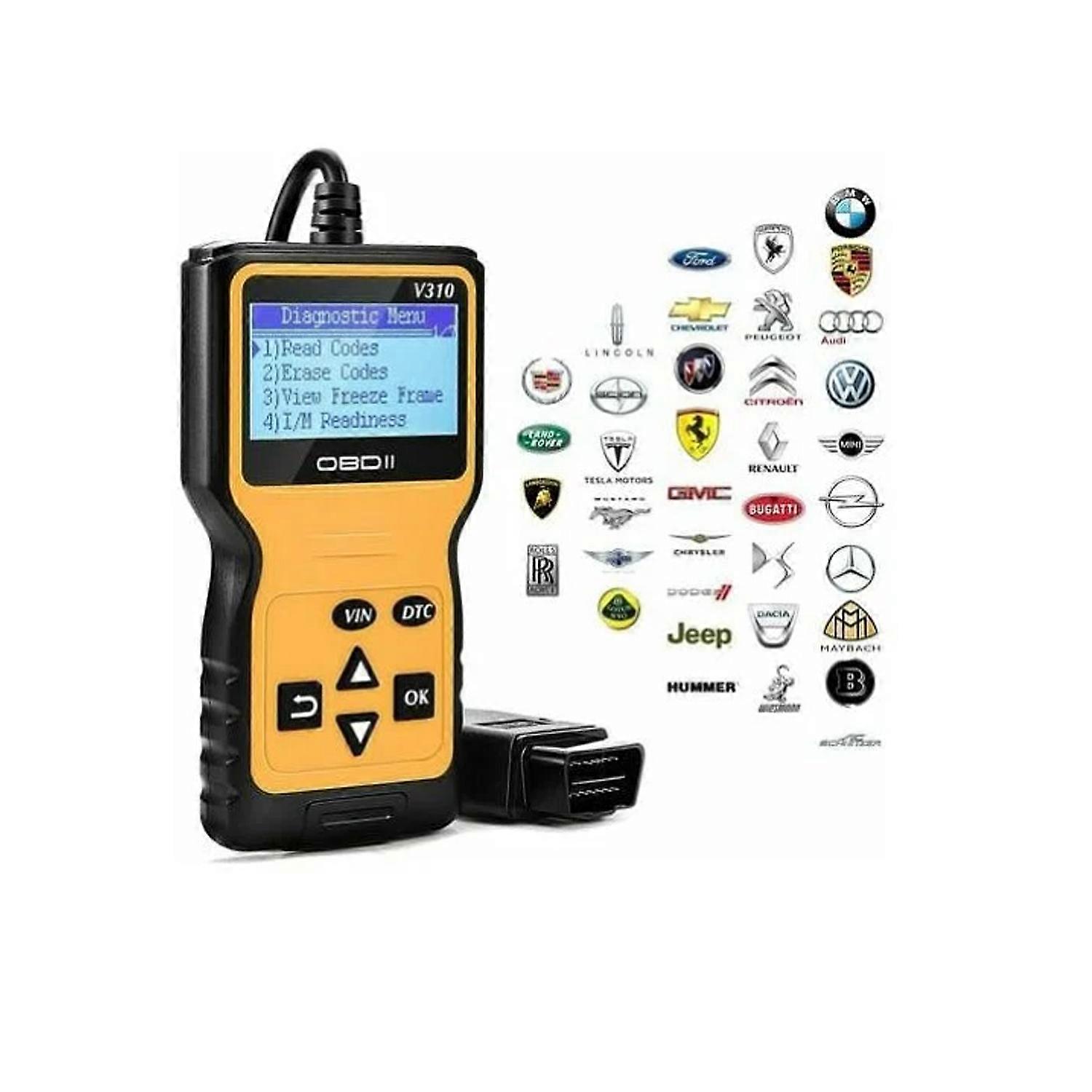 Auto Diagnostic Scanner Tools Auto Reader Car Reader Read and Erase Error Codes Engine Detect