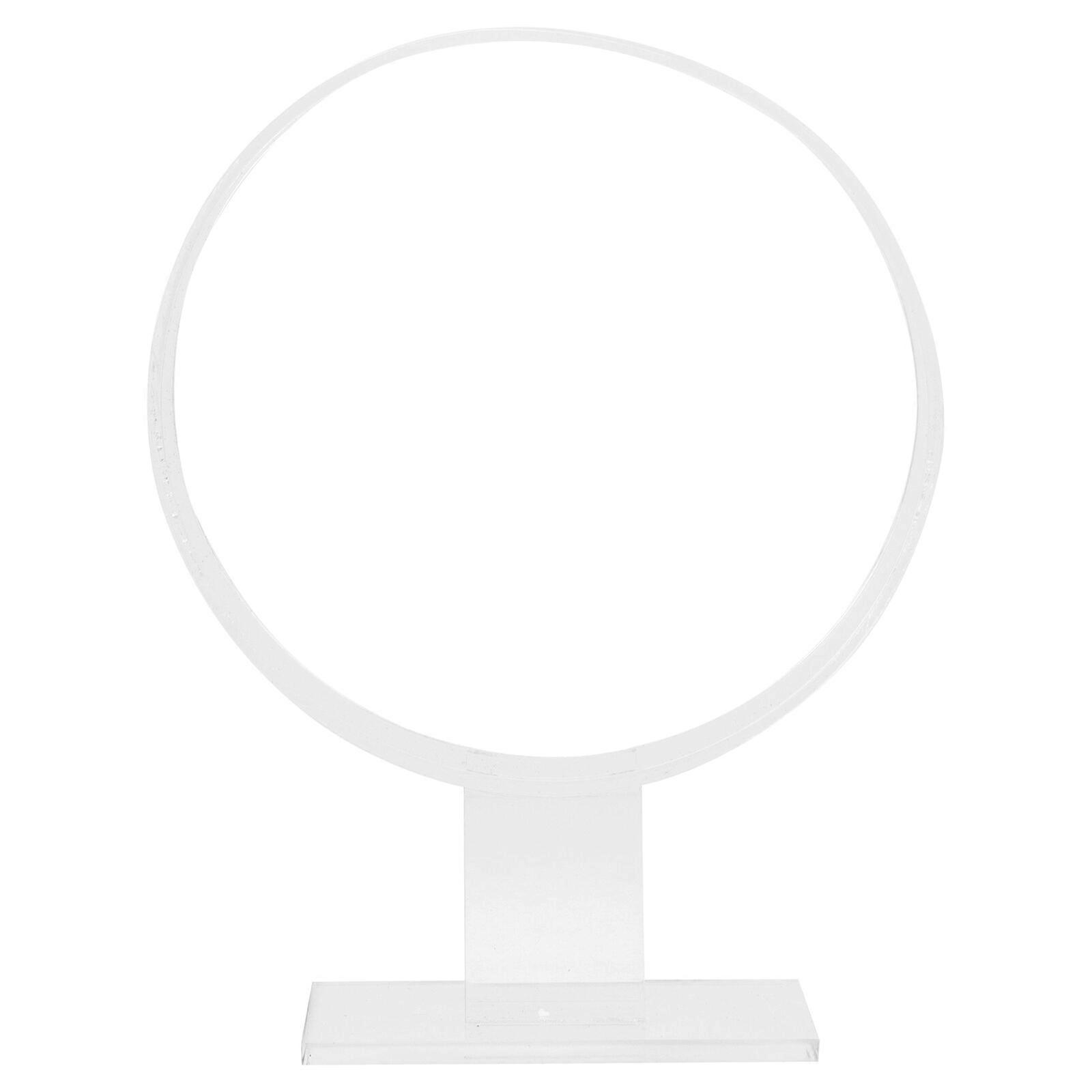 1pc Acrylic Hair-hoop Display Rack Head-hoop Display Rack Round Showing Stand