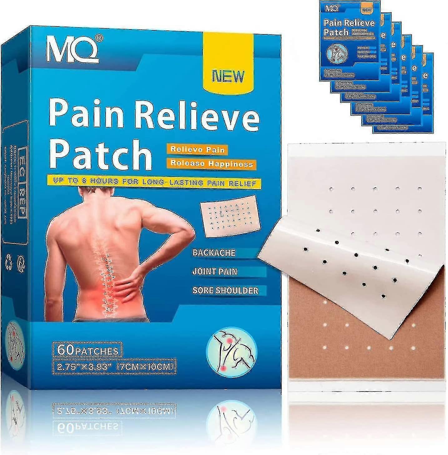 60pcs γύψος μπαλωμάτων ανακούφισης πόνου, ο πόνος θερμικής θεραπείας ανακουφίζει τους πόνους μπαλωμάτων μακράς διαρκείας πόνος ανακούφισης πόνου Tw