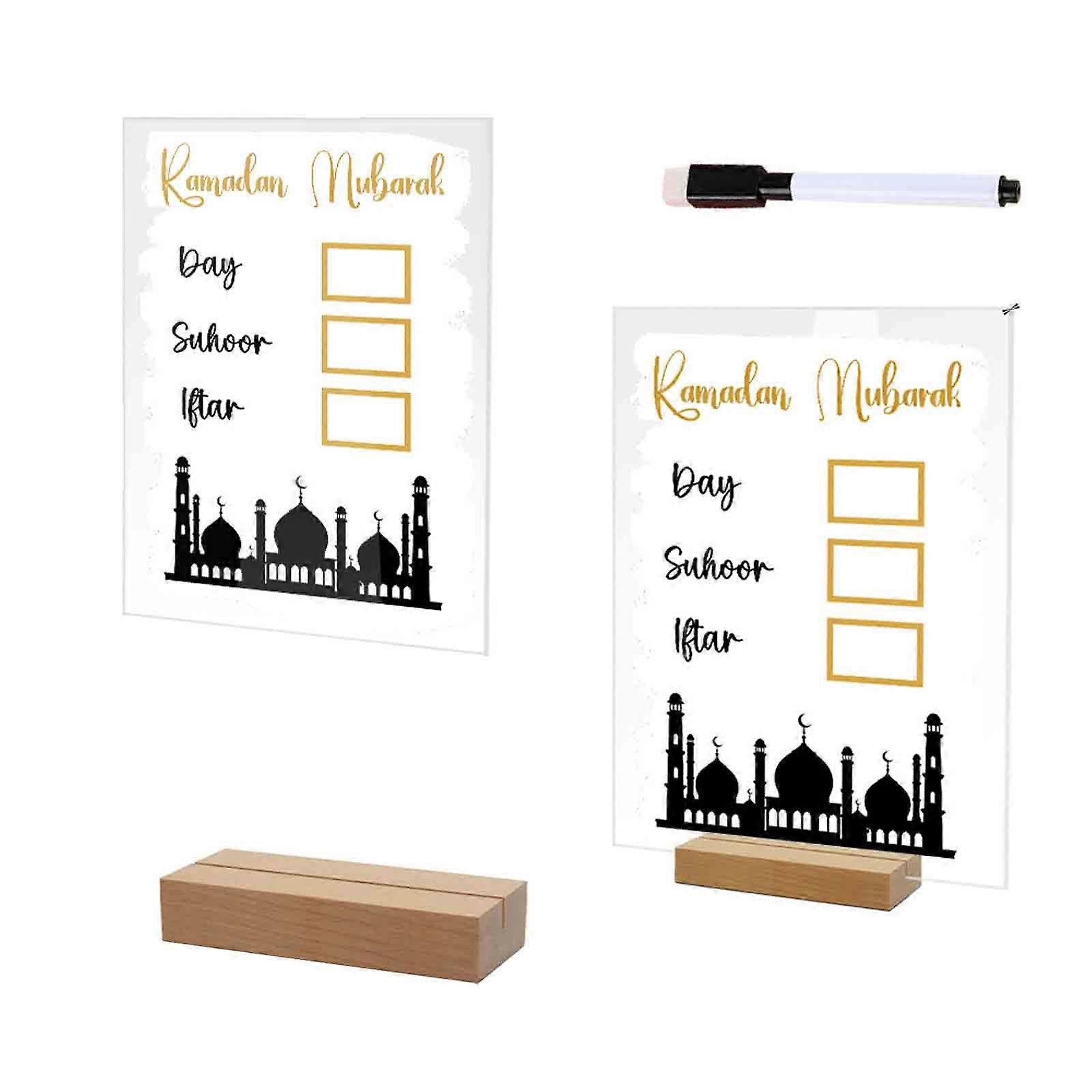 DIY Eid Mubarak Advent Calendar Ramadan Decoration for Home