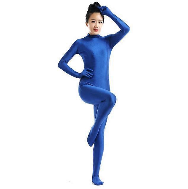 בגדי ריקוד נשים בגד גוף מלא, רוכסן שרוול ארוך יחידה גוף מלא בגד גוף