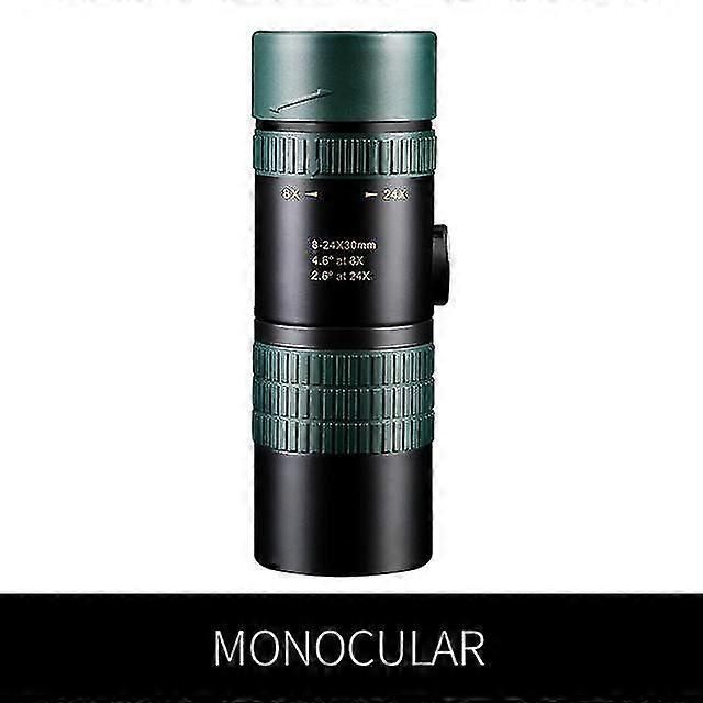 8-24X30 zoom monocular telescope for smartphone high quality powerful foldable bak4 retractable hunting optics handheld portable