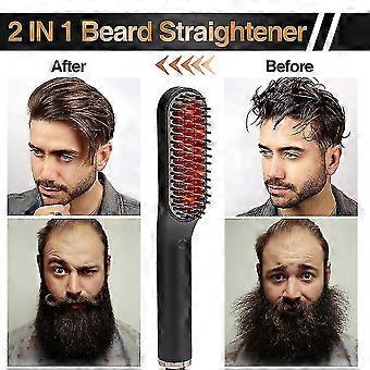 Plancha de barba premium para hombres -plancha de pelo calentada para  hombres