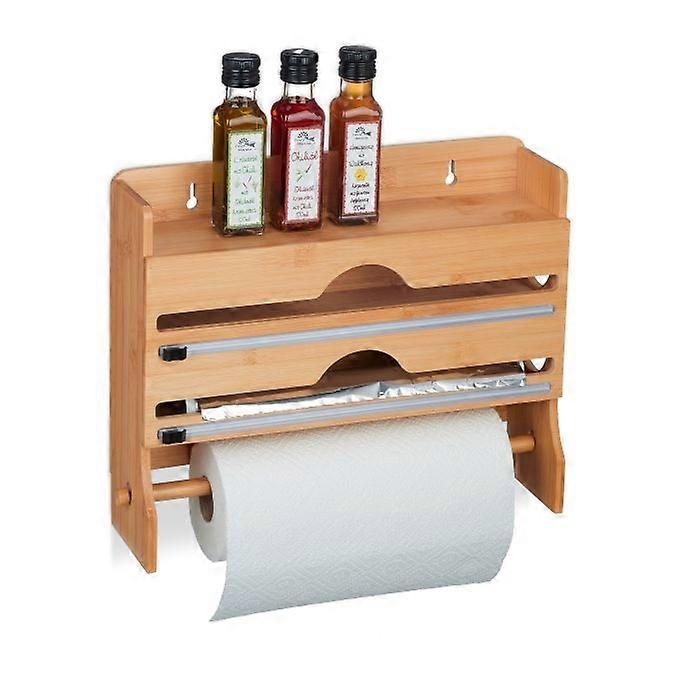 Holder for bamboo wall rolls