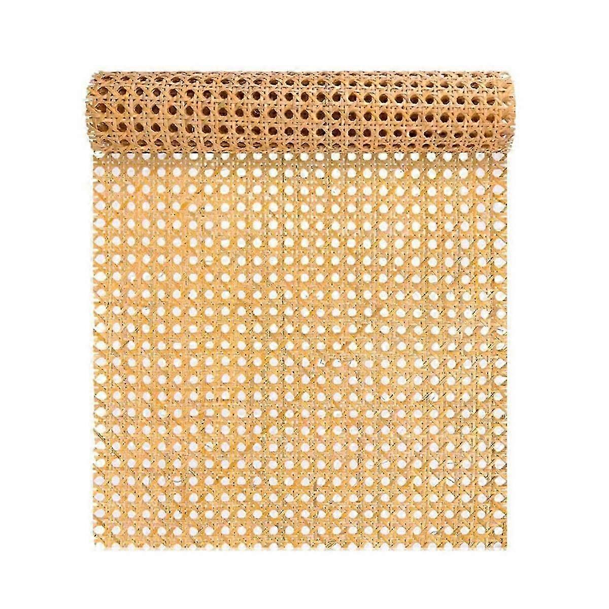 Rolo de correias de vime natural de 16 polegadas de largura, 40 polegadas de comprimento para móveis
