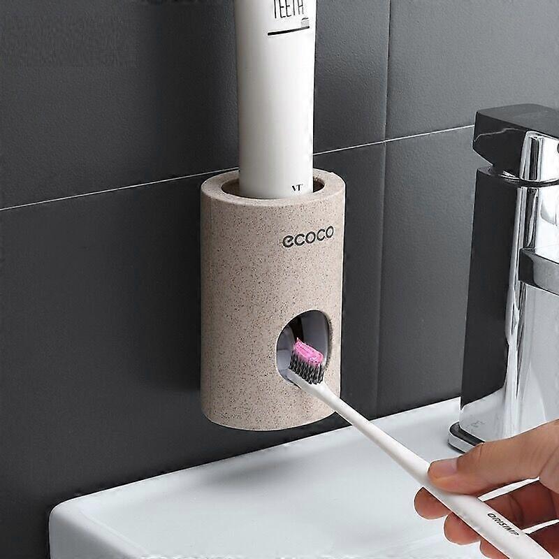 Automatic Toothpaste Dispenser Non-toxic Wall Hanger Mount Dust-Proof Toothpaste Squeezer