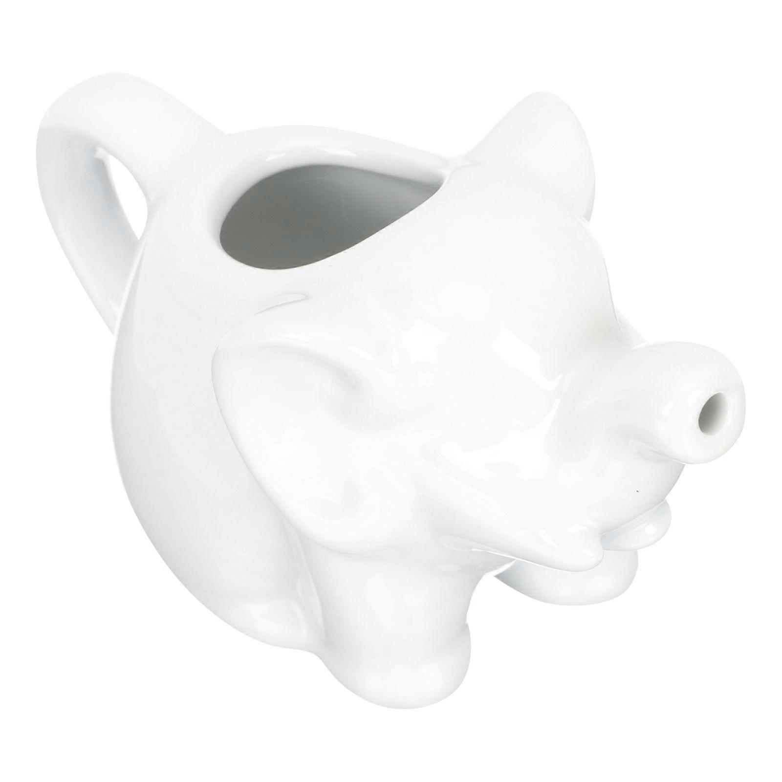 Bouilloire à lait en céramique, jolie tasse à sauce en forme d'animal, pichet à crème à café