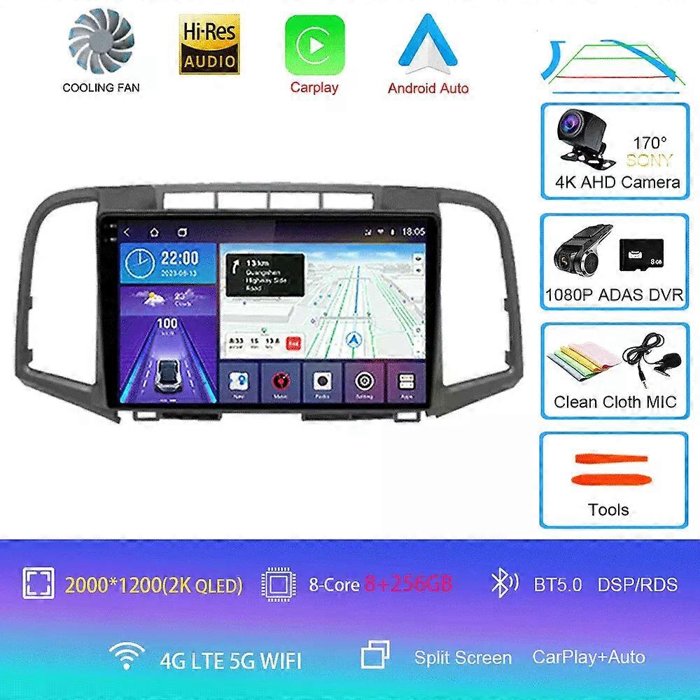 トヨタヴェンザ2008-2016 Qled DSP Android 14カーラジオスマートマルチメディアビデオプレーヤーオートステレオナビGPSヘッドユニット