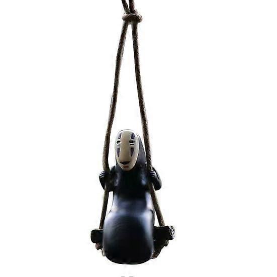 Anime Spirited Away Face Man Swinging No Decorative Car Pendant Home Ornament