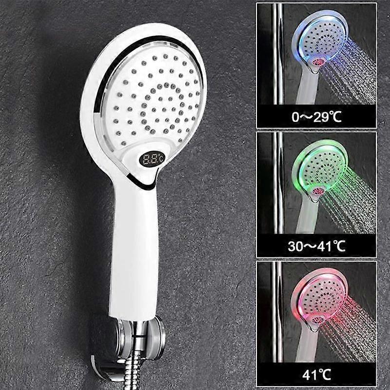Shower head with LED lighting - 3 colors