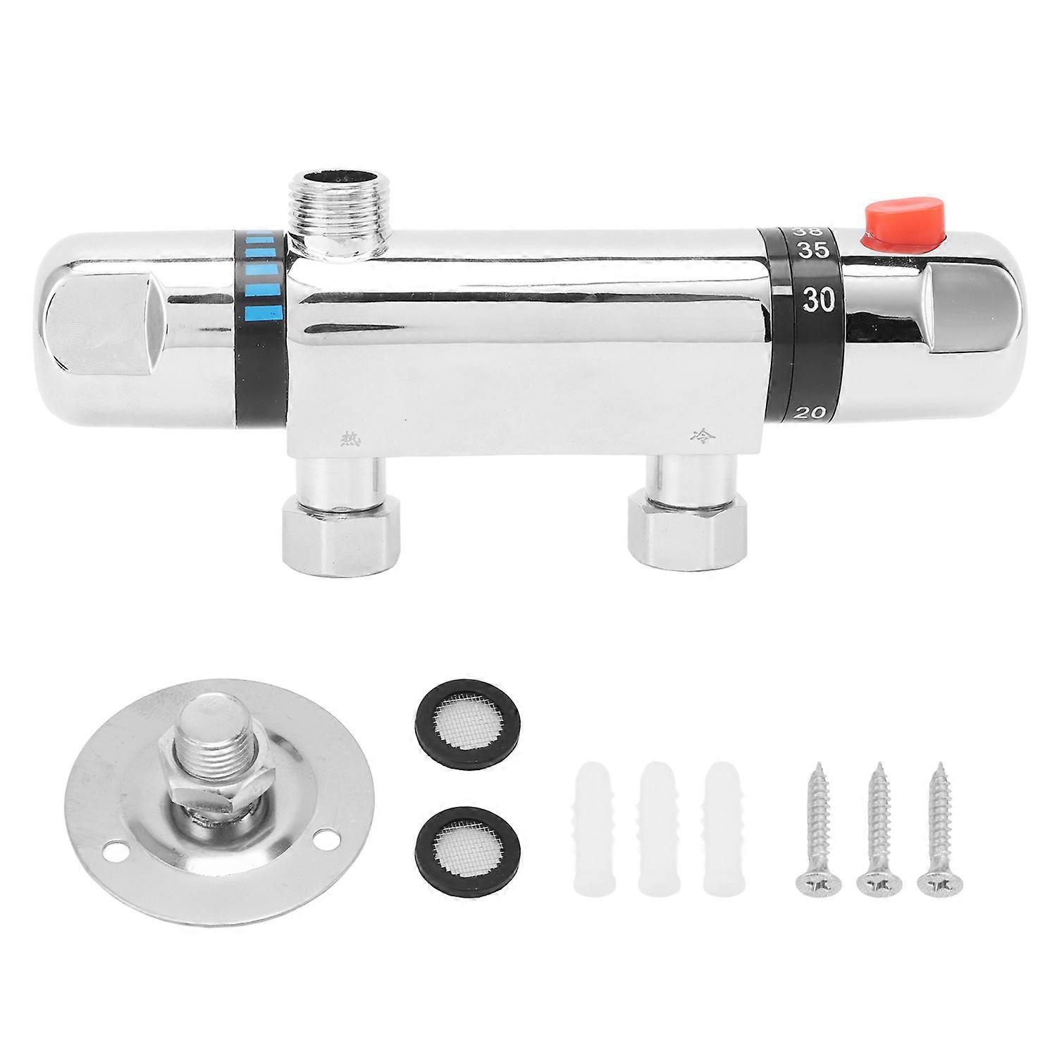 Thermostatic Mixing Valve DN15 Constant Temp Temperature Control Mixer Valve for Shower