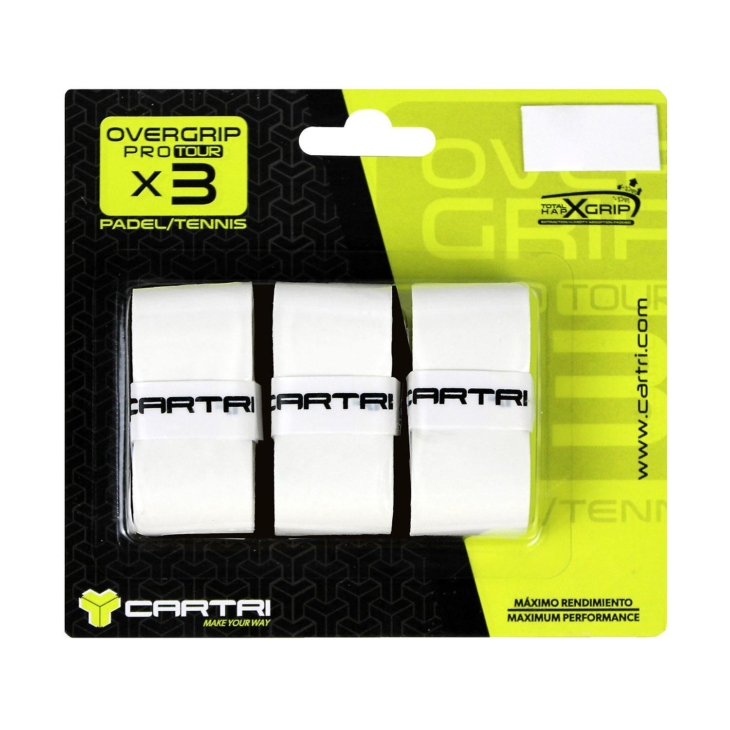Cartri, Overgrip Pro Tour - White - 3-pack