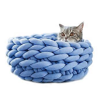Kattenhuis Tent Gezellig Kattenbed Grot Kattenkussen Mat Kitten Kattenhuis Grot Kattenbed Pluche Hondenmand ndoor Huisdier Bed Roze