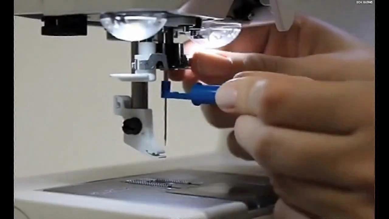 Sewing Machine Needle Threader Stitch Insertion Tool Automatic Threader Quick Sewing Threader Needle Changer Hold Needles Firmly