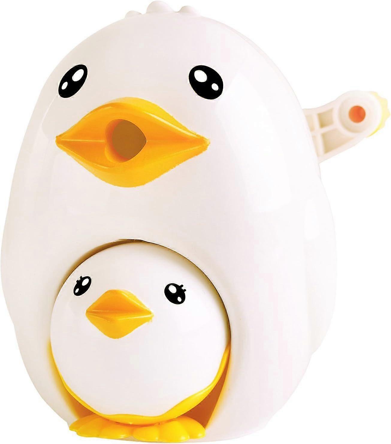 Manual Pencil Sharpener for Kid Cute Chicken Design White