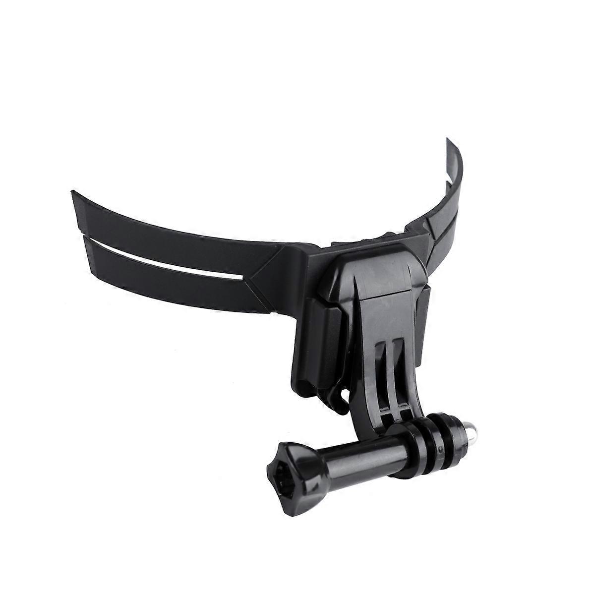 【New】 Helmet Mount with J-Hook Buckle for GoPro, Insta360, DJI and Other Action Cameras (Black)