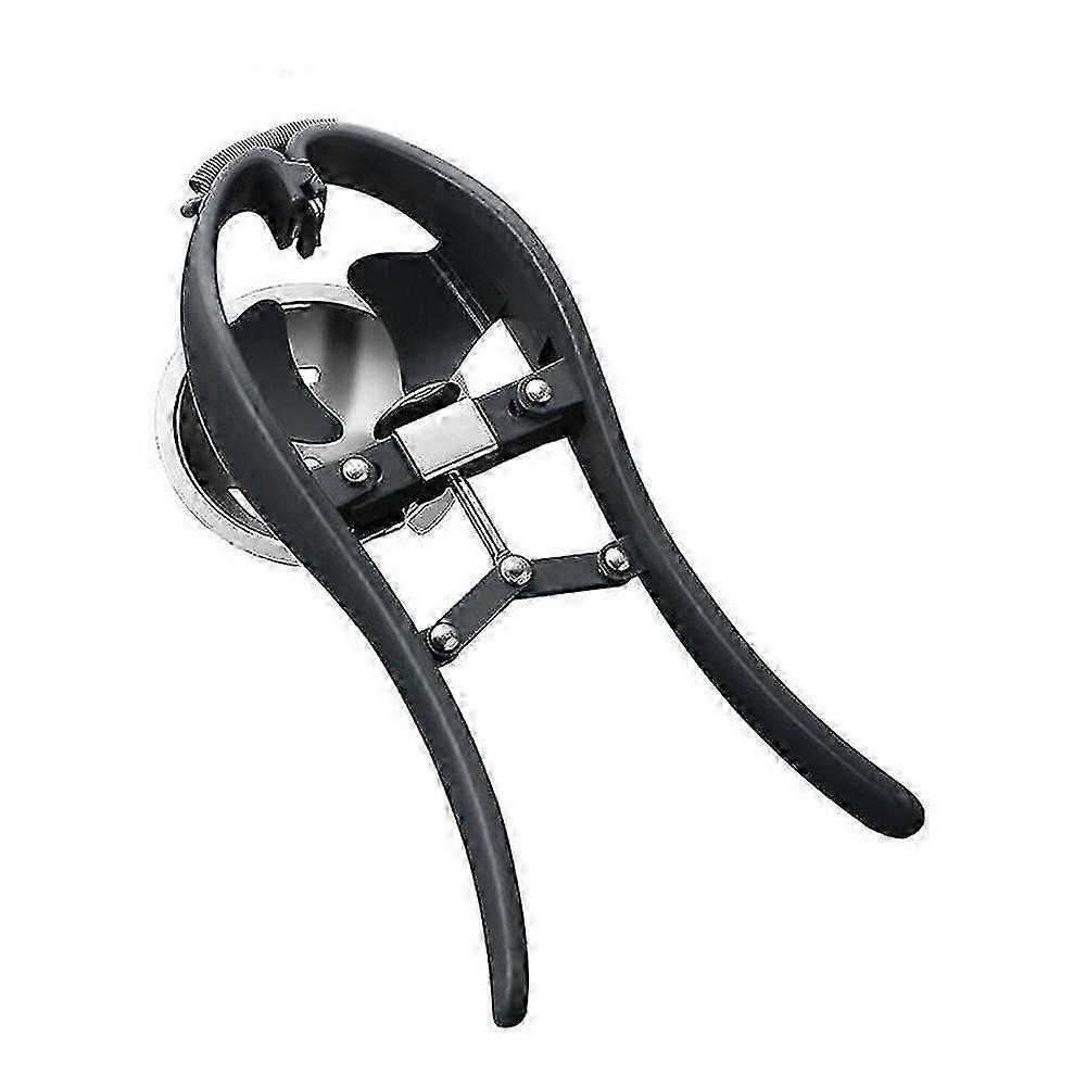 1 قطعة 304 فتاحة بيض من الفولاذ المقاوم للصدأ ، فتاحة قشر البيض ، مضرب بيض سريع ، مضرب بيض 2 في 1 ، يجمع بين فتاحة البيض وفاصل الصفار ، أسود