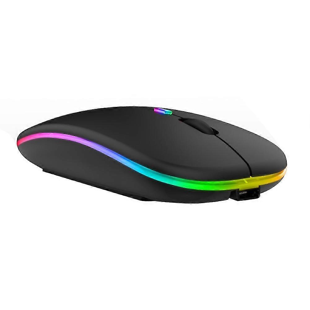 2.4G Wireless Bluetooth-compatible LED Mice USB Ergonomic Gaming Mouse for Laptop Computer