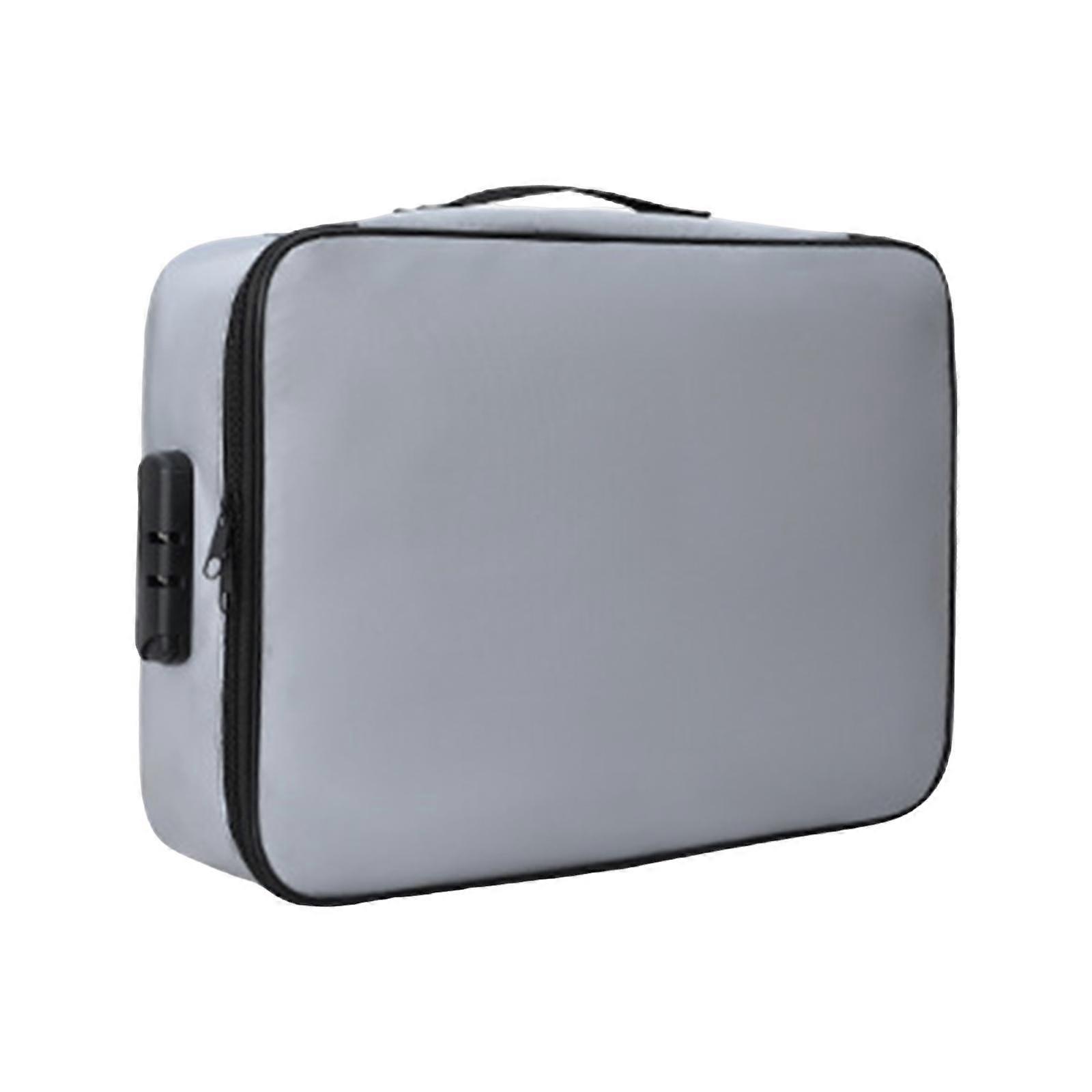 Fireproof Document Bag Document Organizer with Zipper 3 Layer Water and