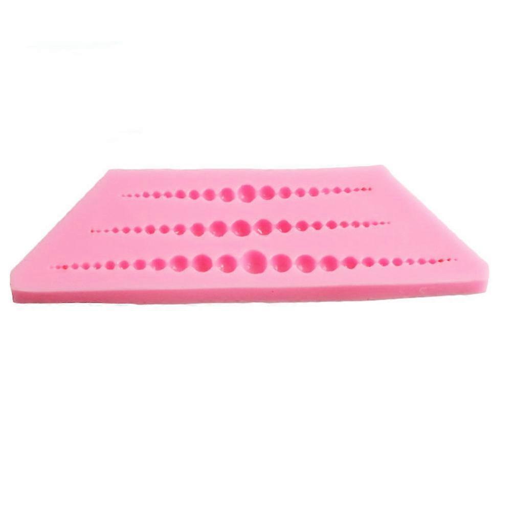 String Of Pearls Chocolate Mould Silicone Cake Mould Fondant Decorating Mould, DIY Pearl String Mold