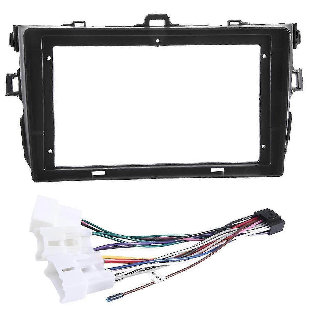 High quality9 Inch Car DVD Frame Audio Dash Trim Kits Panel Radio Player Screen 2 Din for 2007-2013