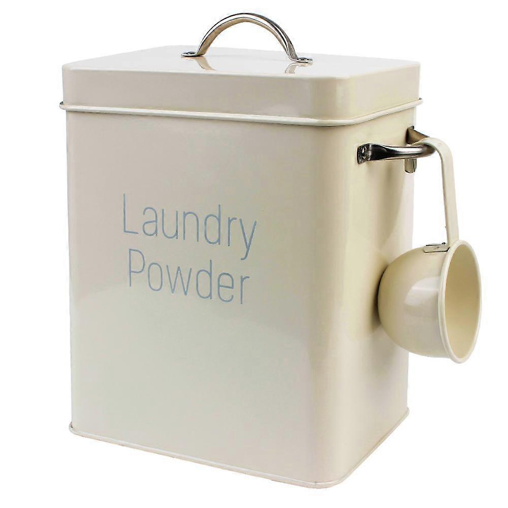 3KG Snack Container Grain Storage Case Laundry Detergent Storage Box Household Washing Powder Barrel with Measuring Cup