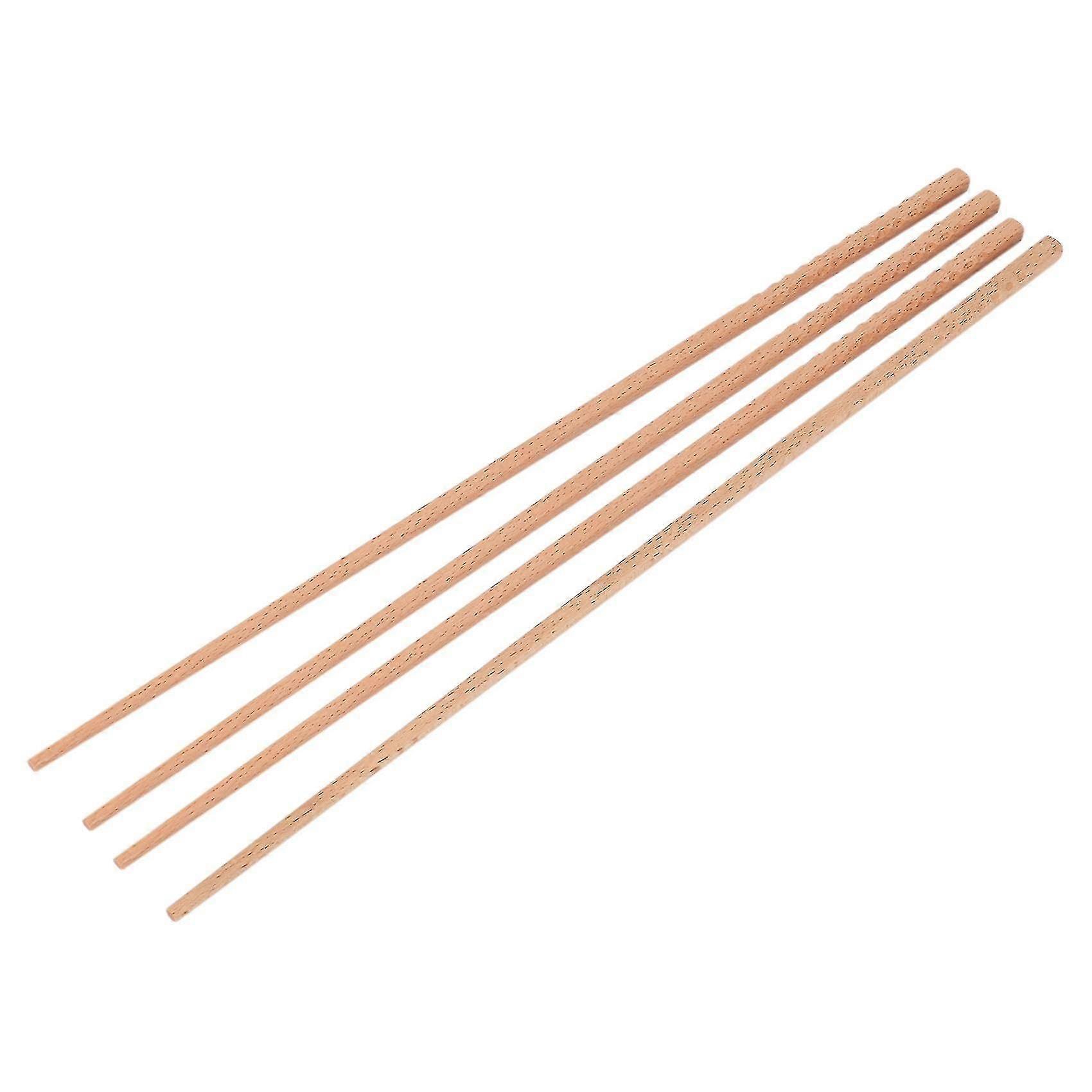 2 Pairs Wooden Cooking Chopsticks Roasting Chopsticks Extra Long