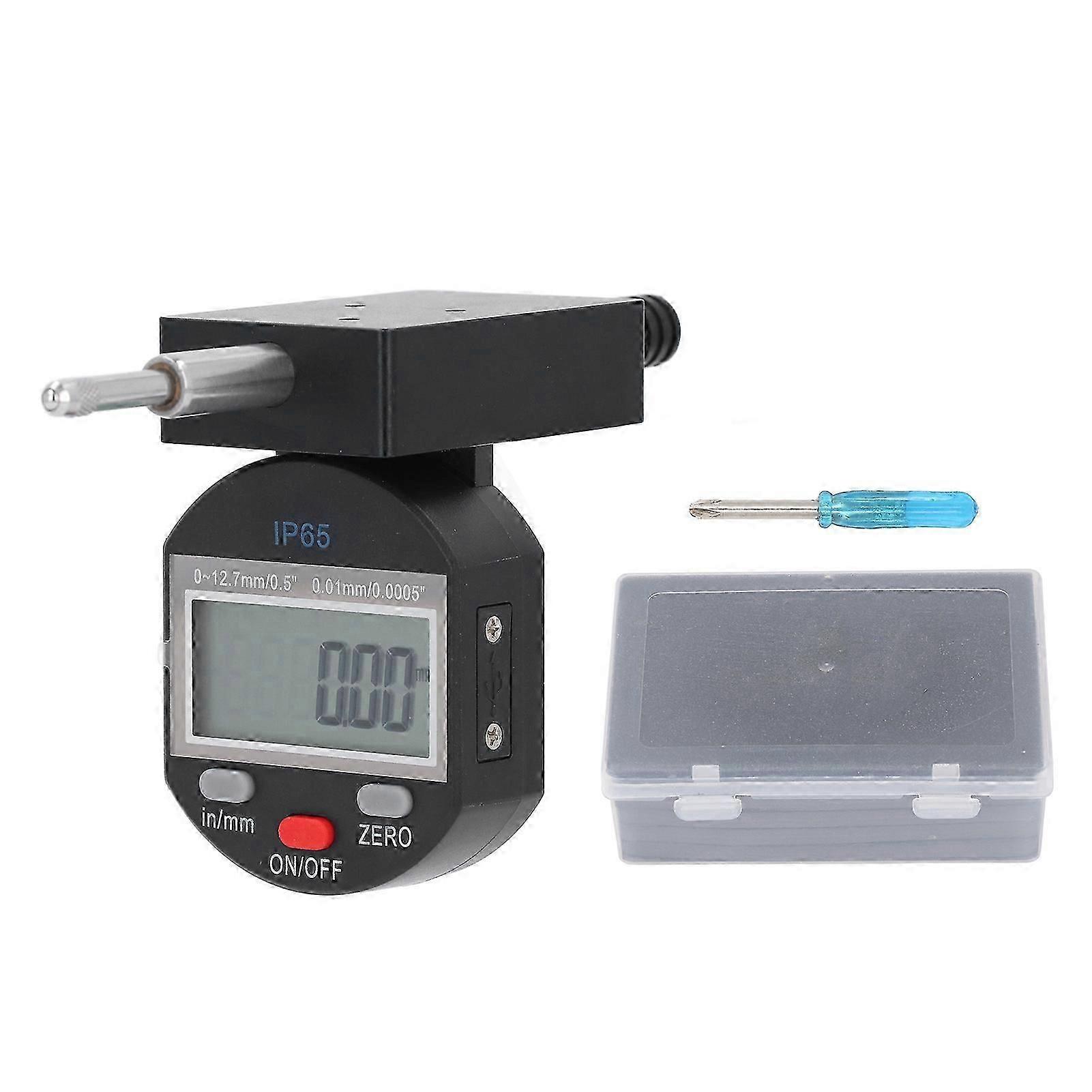 Digital Dial Indicator 010mm Vertical Type Electronic Dial Indicator for Automotive Glass Inspection