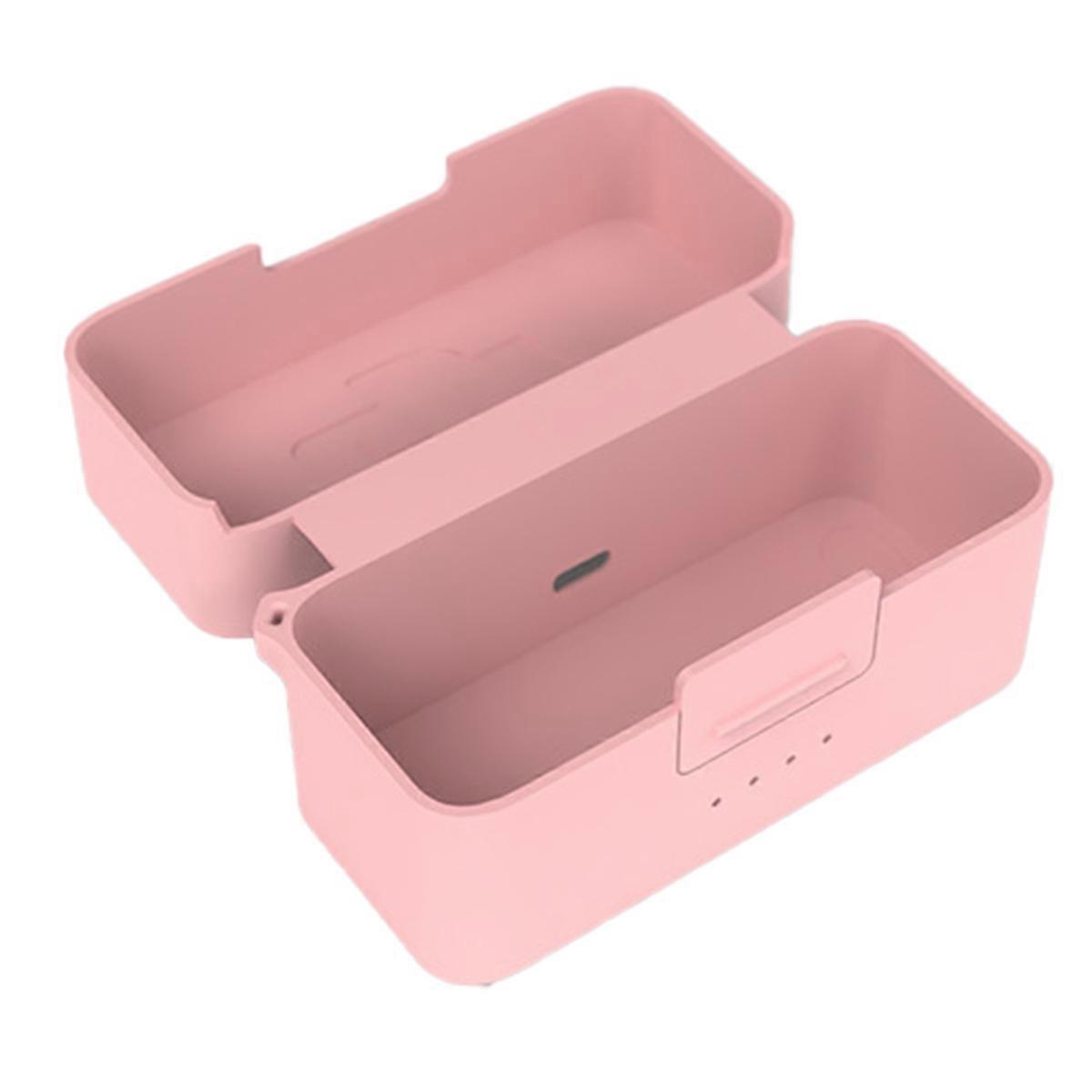 For Mic Mini Silicone Protective Case Microphone Cover Anti-Drop Charging Compartment Protection Soft Shell Kit Pink