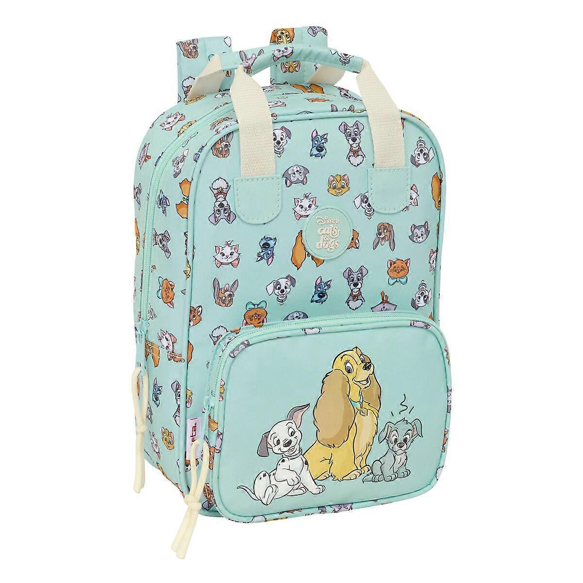 School Bag Disney Blue 20 x 28 x 8 cm