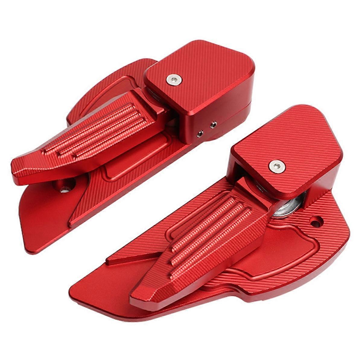 Automatic Fold Rear Foot Pedal for Primavera150 Red