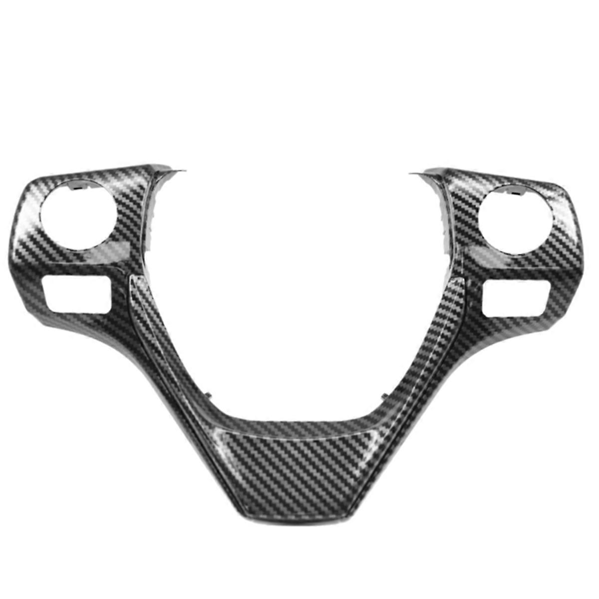 Car Steering Wheel Buttons Trim Frame 84250-02560 Carbon Fiber