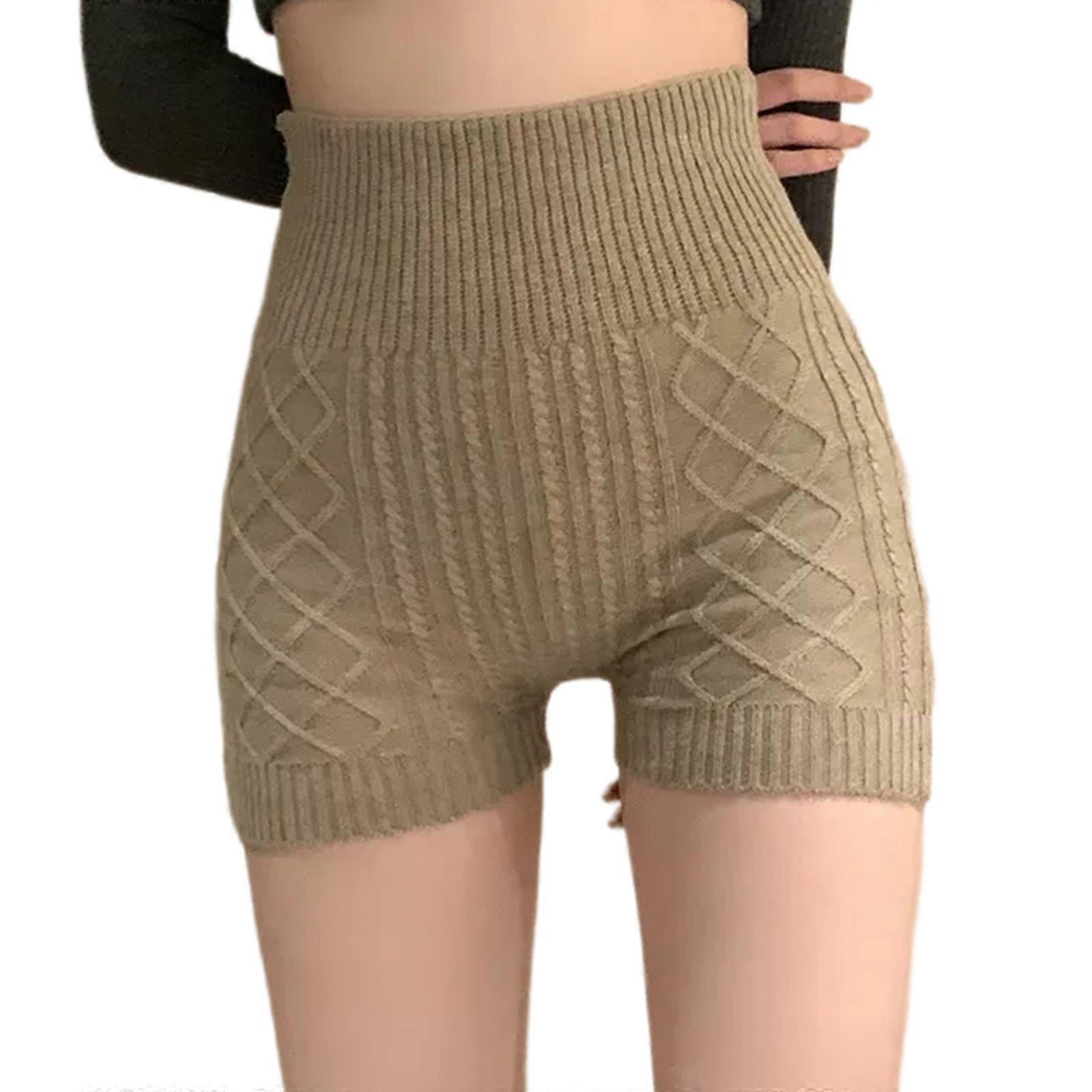 מכנסיים קצרים ללא תפרים לנשים מכנסי בטיחות מותן גבוה תחתוני בוקסר נגד חיכוך חצאית מכנסיים קצרים להחליק מכנסיים קצרים עבור מתחת לשמלות צבע כרטיס