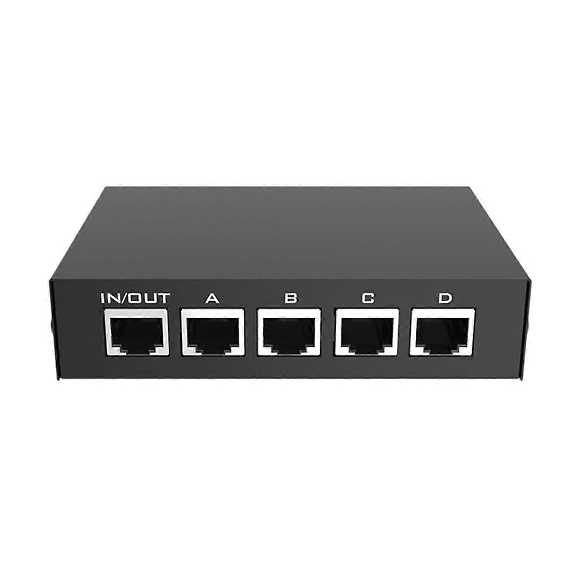 4 in 1 Out 100/1000Mbps Mini Gigabit Network Switch 5 Port Ethernet Switch Internet Splitter RJ45 Network Switch