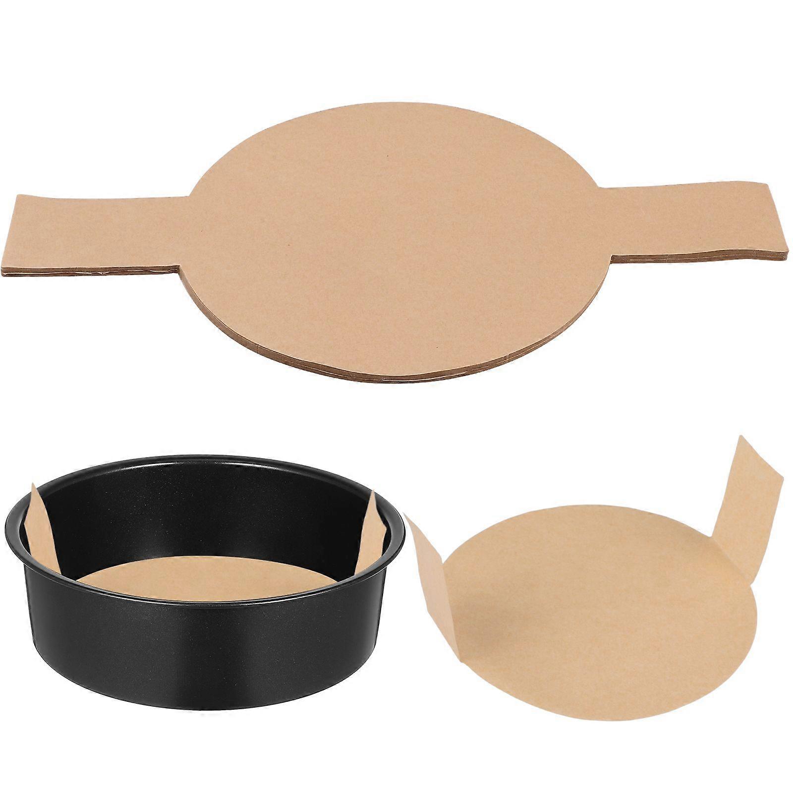 100 Sheets Parchment Papers Round Cake Pan Parchment Liners Non-Stick Baking Paper For Baking Cakes Cheesecakes And Air Fryers