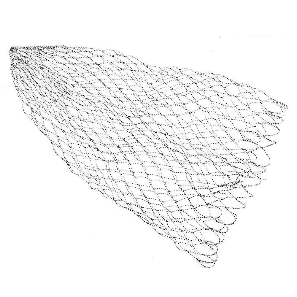 Fishing Landing Net, Mesh Net Fishing Replacement Net Hand Net, Dia 40/50/60cm Carp Bass Fly Fishing Replacement Landing Net Mesh Fishing Net(50)