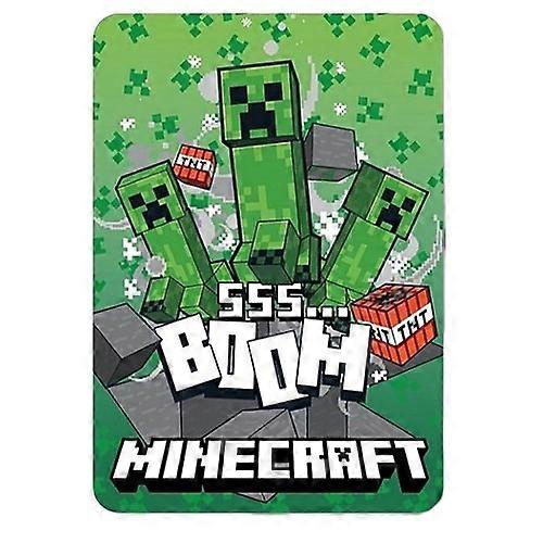Minecraft Boom Fleece Blanket