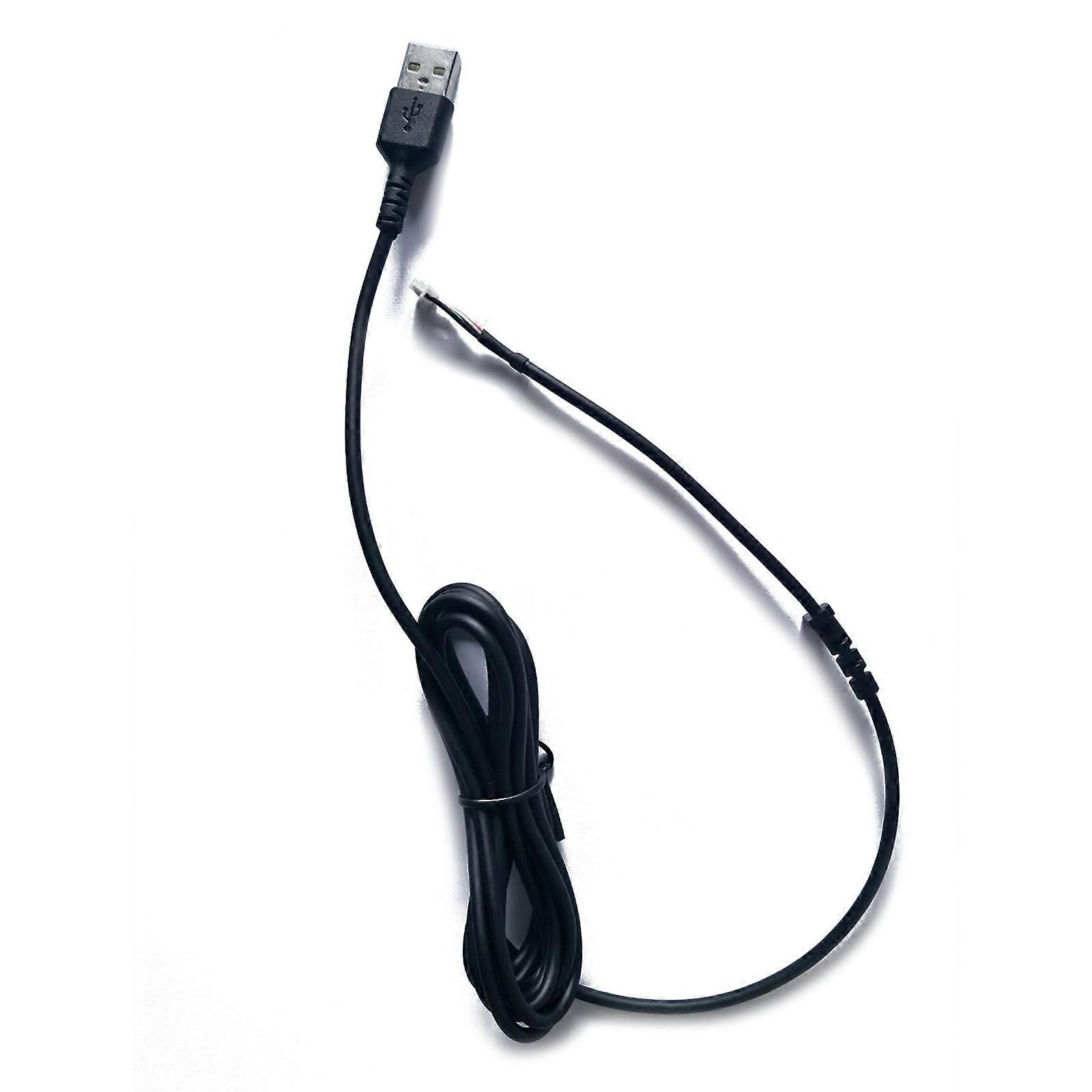 New Mouse Cable Soft Durable USB Mouse Line Replacement for Steel Series Rival 310 Mouse Wire 6.6ft Black