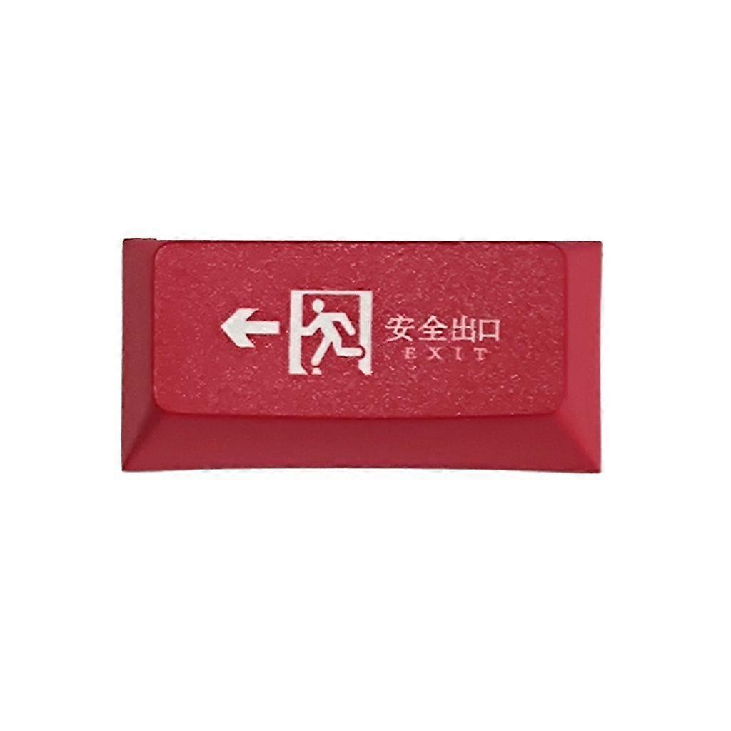PBT Safety Exit Gaming Keycaps BACKSPACE Keycap för mekaniskt tangentbord