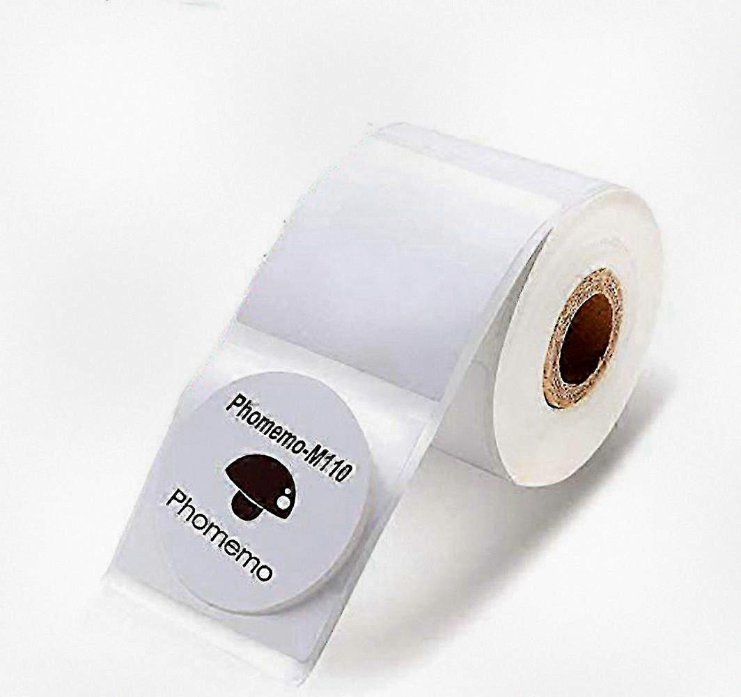 30x30mm White Round Thermal Stickers for M200/M110 Label Printers, 200 Labels per Roll, DIY Compatible
