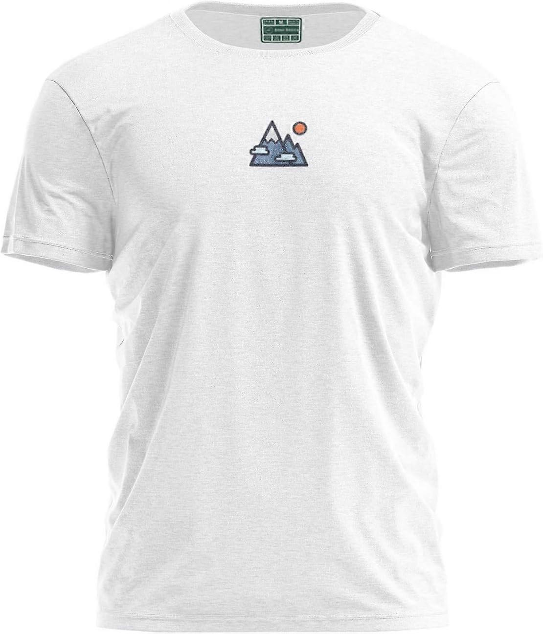 YC-Casual Unisex White Cotton Crewneck T-Shirt: Pure Comfort in Every Stitch