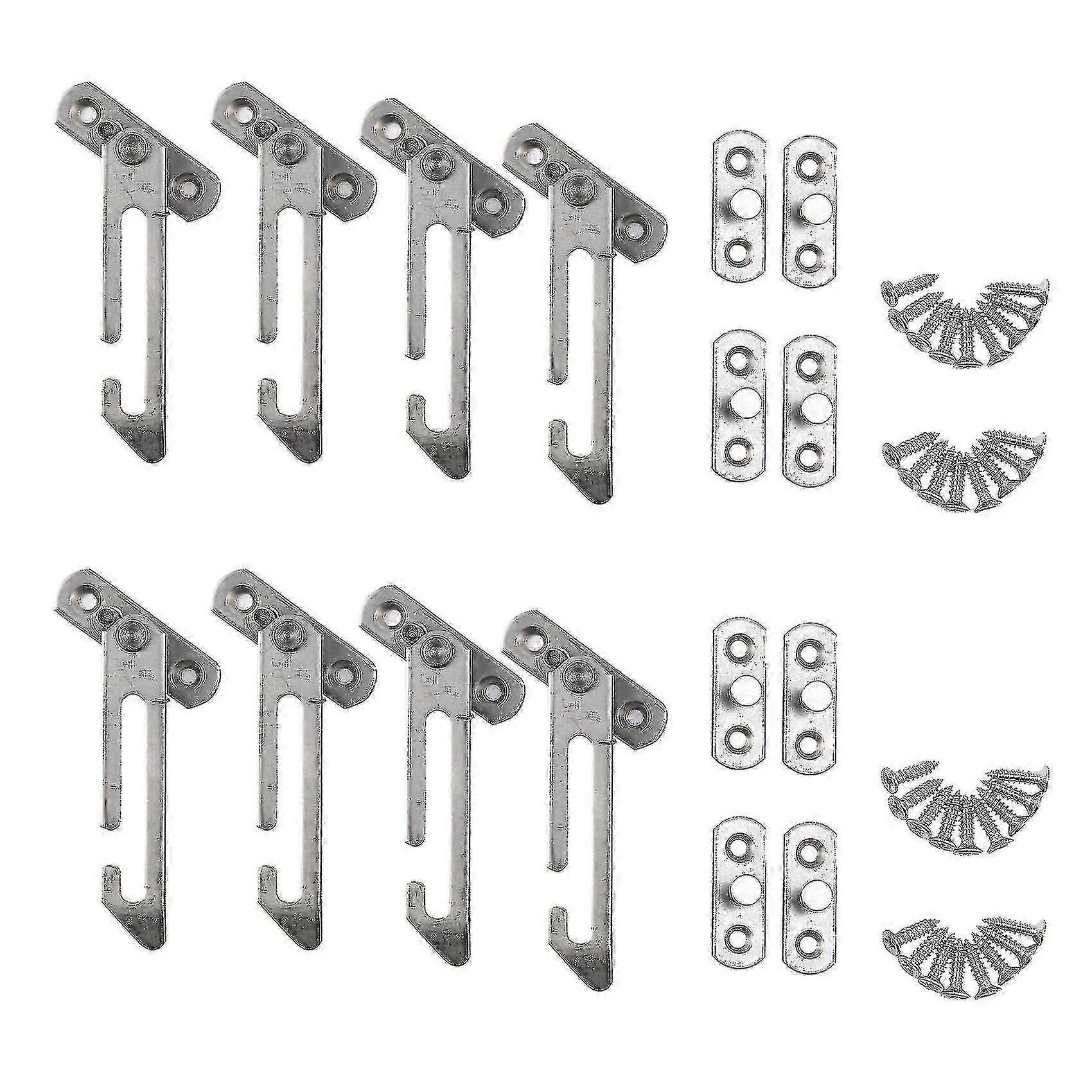 8 Pack Window Restrictor Locks Stainless Steel Child Lock With Screws