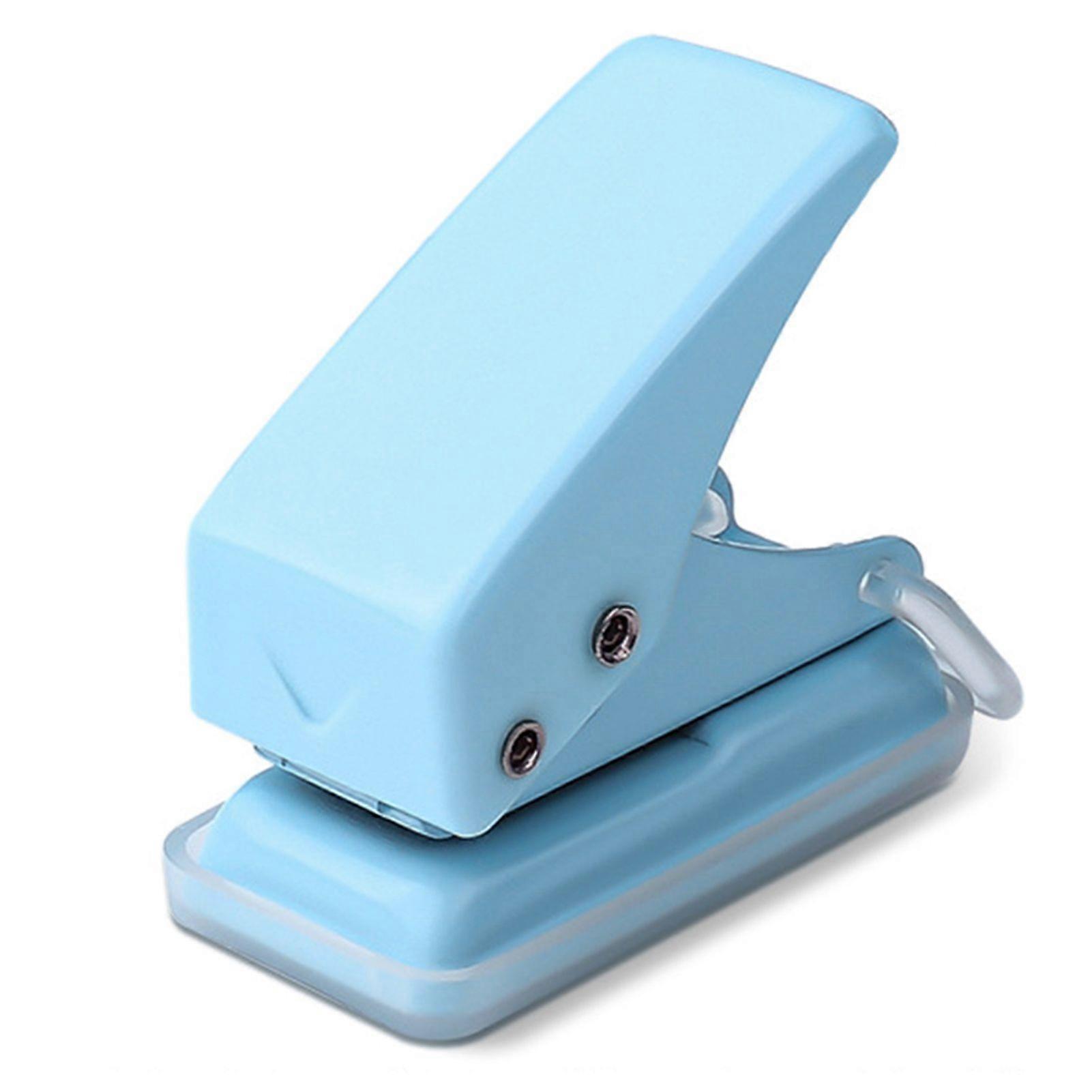 Mini Single Hole Puncher Portable Paper Punch Tool for Kids DIY Crafts Photo Paper and Greeting Cards